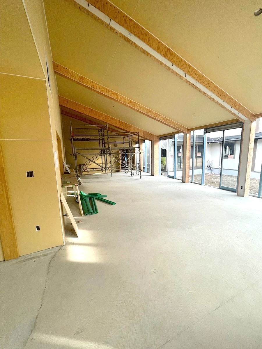 施工実績：2022年01月31日(月)の投稿「某交流センター新築工事」