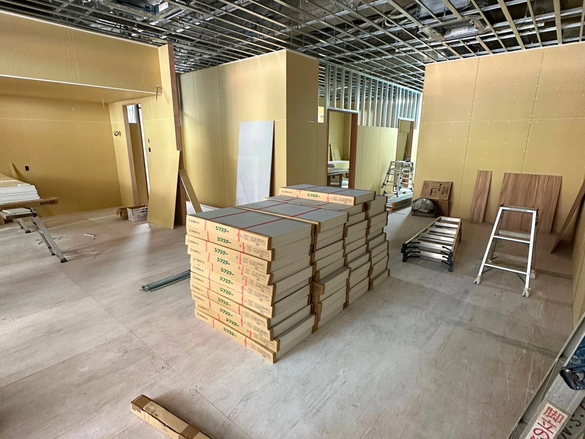 施工実績：2023年07月05日(水)の投稿「某内科新装工事」