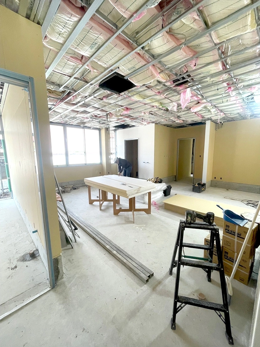 施工実績：2022年01月31日(月)の投稿「某交流センター新築工事」