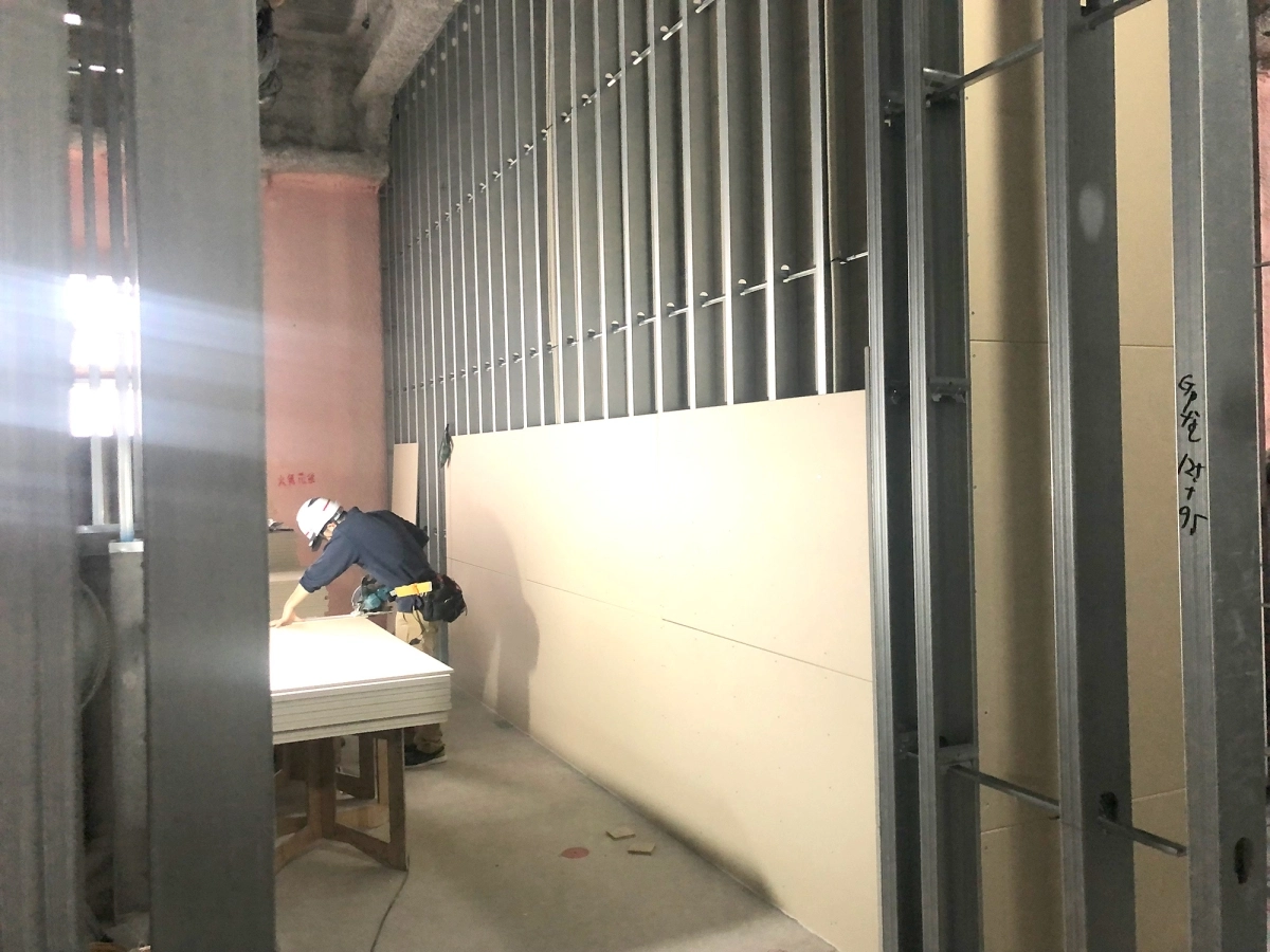 施工実績：2021年12月21日(火)の投稿「某ホテル施工」