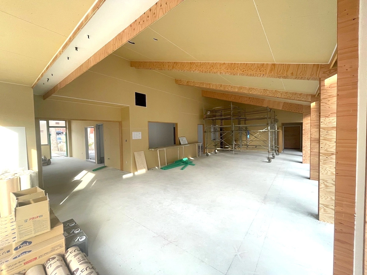 施工実績：2022年01月31日(月)の投稿「某交流センター新築工事」