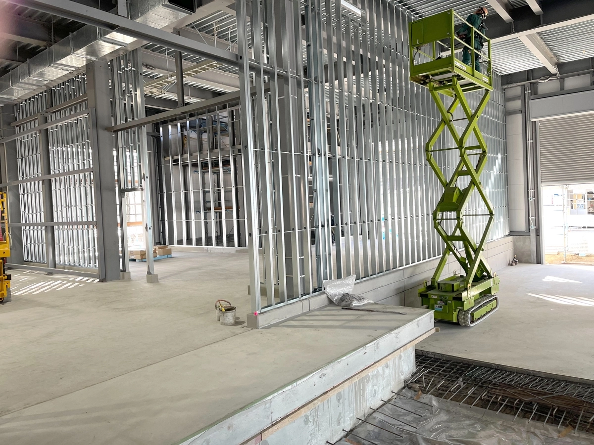 施工実績：2022年01月12日(水)の投稿「某工場新築工事」