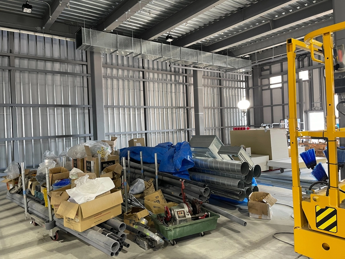 施工実績：2022年01月12日(水)の投稿「某工場新築工事」